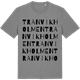 Mid Heather Gray t-shirt med Tranvikholmen ordlek t-shirt