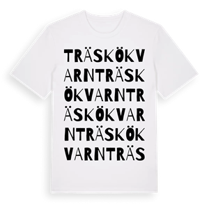 Träskö kvarn ordlek t-shirt – ekologisk bomull t-shirt från Pinshirt