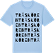 Blue Soul t-shirt med Träskören ordlek t-shirt
