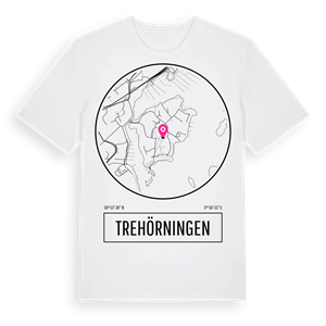 Trehörningen t-shirt – ekologisk bomull t-shirt från Pinshirt