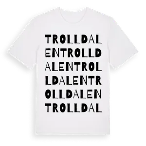 Trolldalen ordlek t-shirt – ekologisk bomull t-shirt från Pinshirt