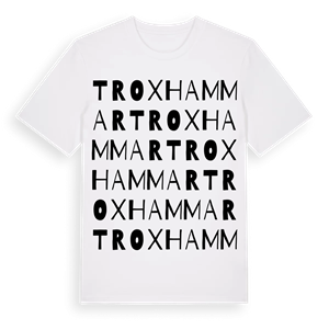 Troxhammar ordlek t-shirt – ekologisk bomull t-shirt från Pinshirt