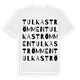 Tulkaströmmen ordlek t-shirt