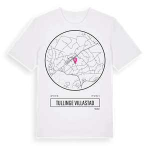Tullinge villastad t-shirt – ekologisk bomull t-shirt från Pinshirt
