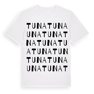 Tuna ordlek t-shirt – ekologisk bomull t-shirt från Pinshirt
