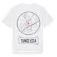White t-shirt med Tungelsta t-shirt