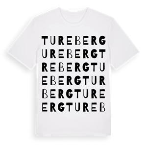 Tureberg ordlek t-shirt – ekologisk bomull t-shirt från Pinshirt