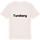 Vintage White t-shirt med Tureberg fetstil t-shirt