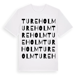 Tureholm ordlek t-shirt – ekologisk bomull t-shirt från Pinshirt