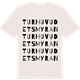Vintage White t-shirt med Turhuvudetsmyran ordlek t-shirt