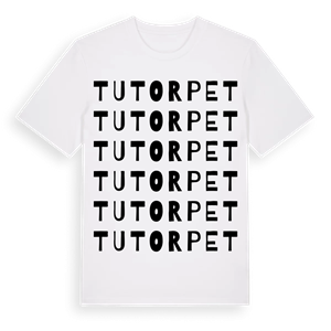 Tutorpet ordlek t-shirt – ekologisk bomull t-shirt från Pinshirt