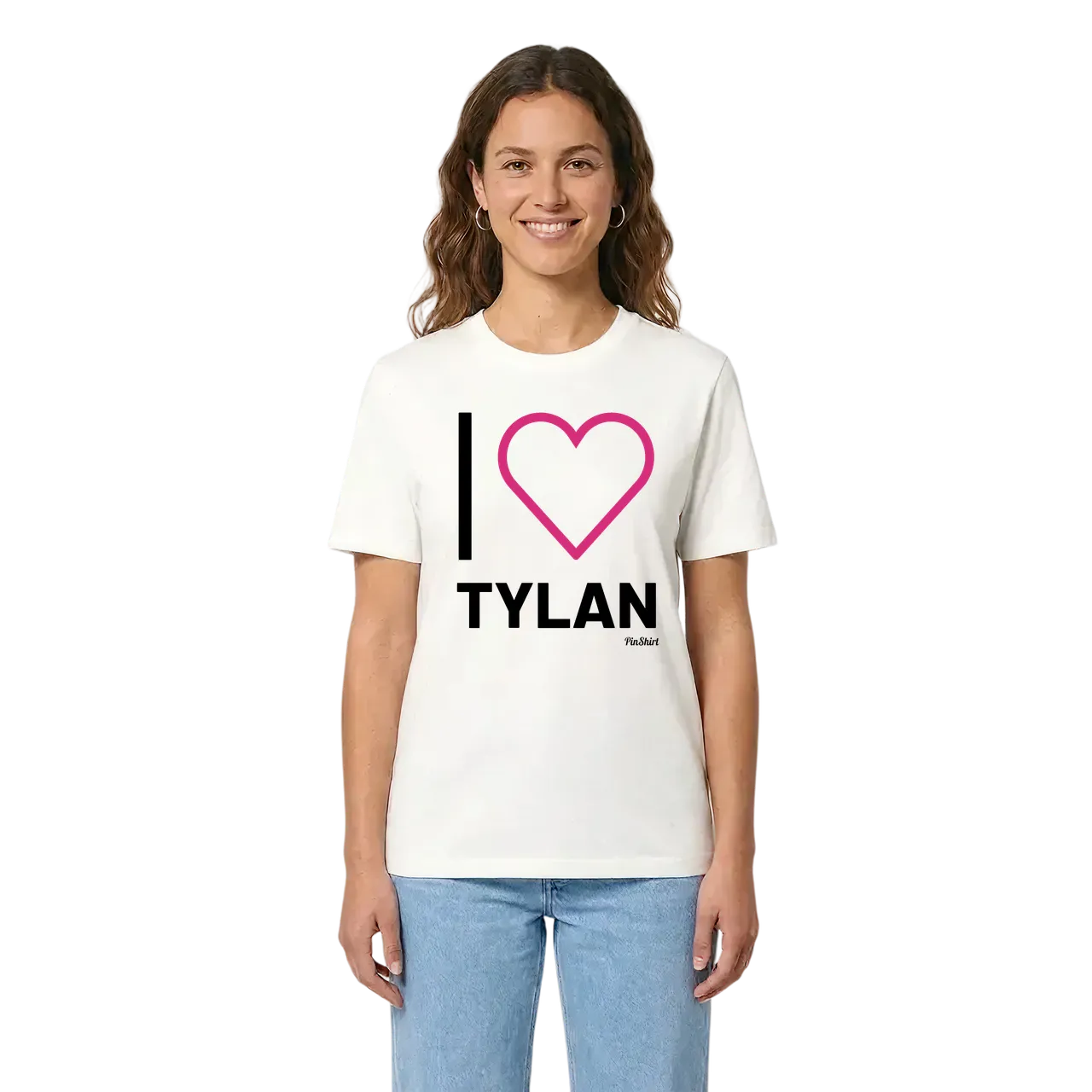 Jag älskar Tylan t-shirt stort tryck i miljö