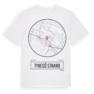 Tyresö Strand t-shirt – ekologisk bomull t-shirt från Pinshirt
