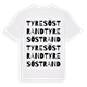Tyresö strand ordlek t-shirt
