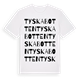 Tyska botten ordlek t-shirt