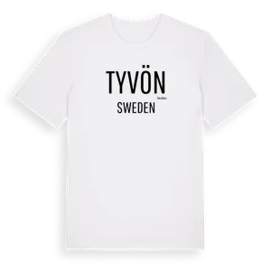 Tyvön i Sverige t-shirt – ekologisk bomull t-shirt från Pinshirt