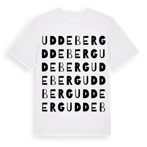 Uddeberg ordlek t-shirt – ekologisk bomull t-shirt från Pinshirt