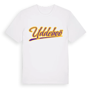 Uddeboö baseball t-shirt – ekologisk bomull t-shirt från Pinshirt