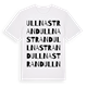 Ullna strand ordlek t-shirt