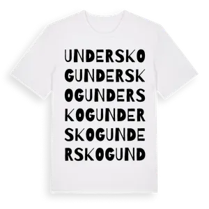 Underskog ordlek t-shirt – ekologisk bomull t-shirt från Pinshirt