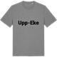 Mid Heather Gray t-shirt med Upp-Eke fetstil t-shirt