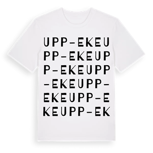 Upp-Eke ordlek t-shirt – ekologisk bomull t-shirt från Pinshirt