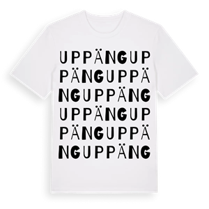 Uppäng ordlek t-shirt – ekologisk bomull t-shirt från Pinshirt