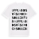 Upplands Väsby och Sollentuna ordlek t-shirt
