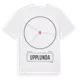 White t-shirt med Upplunda t-shirt