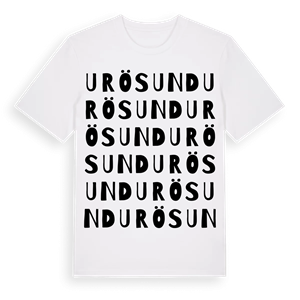 Urösund ordlek t-shirt – ekologisk bomull t-shirt från Pinshirt