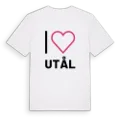 Jag älskar Utål t-shirt stort tryck