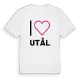 Jag älskar Utål t-shirt stort tryck