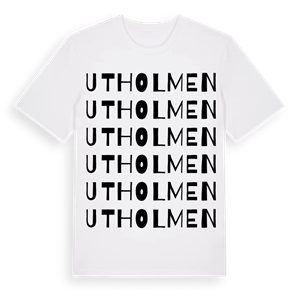 Utholmen ordlek t-shirt – ekologisk bomull t-shirt från Pinshirt