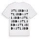 Utlunda ordlek t-shirt