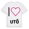 Jag älskar Utö t-shirt stort tryck