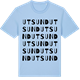 Blue Soul t-shirt med Utsund ordlek t-shirt