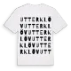 Utterklöv ordlek t-shirt