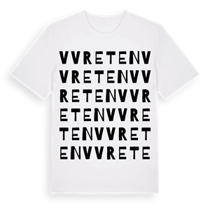 V Vreten ordlek t-shirt – ekologisk bomull t-shirt från Pinshirt