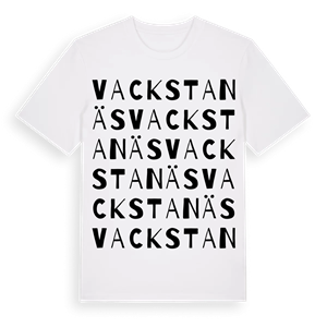 Vackstanäs ordlek t-shirt – ekologisk bomull t-shirt från Pinshirt