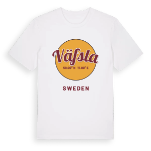 Väfsla cirkel t-shirt – ekologisk bomull t-shirt från Pinshirt
