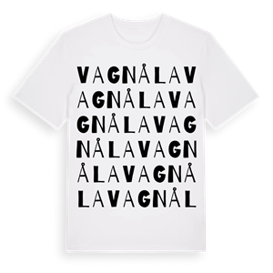 Vagnåla ordlek t-shirt – ekologisk bomull t-shirt från Pinshirt