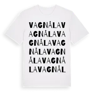 Vagnåla ordlek t-shirt – ekologisk bomull t-shirt från Pinshirt