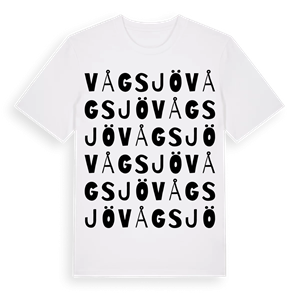 Vågsjö ordlek t-shirt – ekologisk bomull t-shirt från Pinshirt