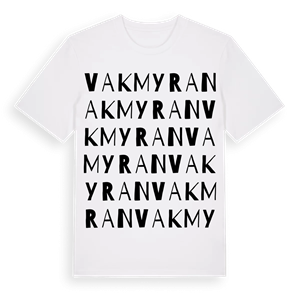 Vakmyran ordlek t-shirt – ekologisk bomull t-shirt från Pinshirt