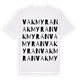 Vakmyran ordlek t-shirt