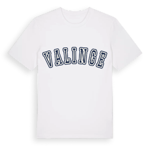 Valinge college t-shirt – ekologisk bomull t-shirt från Pinshirt