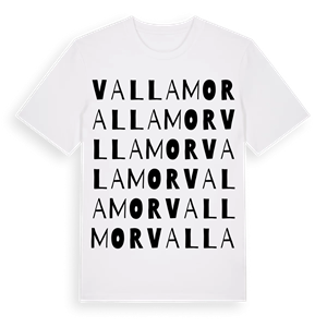 Vallamor ordlek t-shirt – ekologisk bomull t-shirt från Pinshirt
