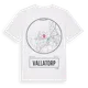White t-shirt med Vallatorp t-shirt