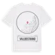 White t-shirt med Vallbostrand t-shirt