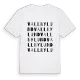 Vallbylund ordlek t-shirt